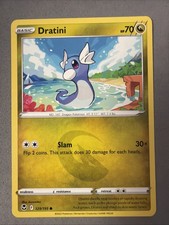 Pokemon TCG * 129/195 Dratini Common * Silver Tempest SWSH * NM