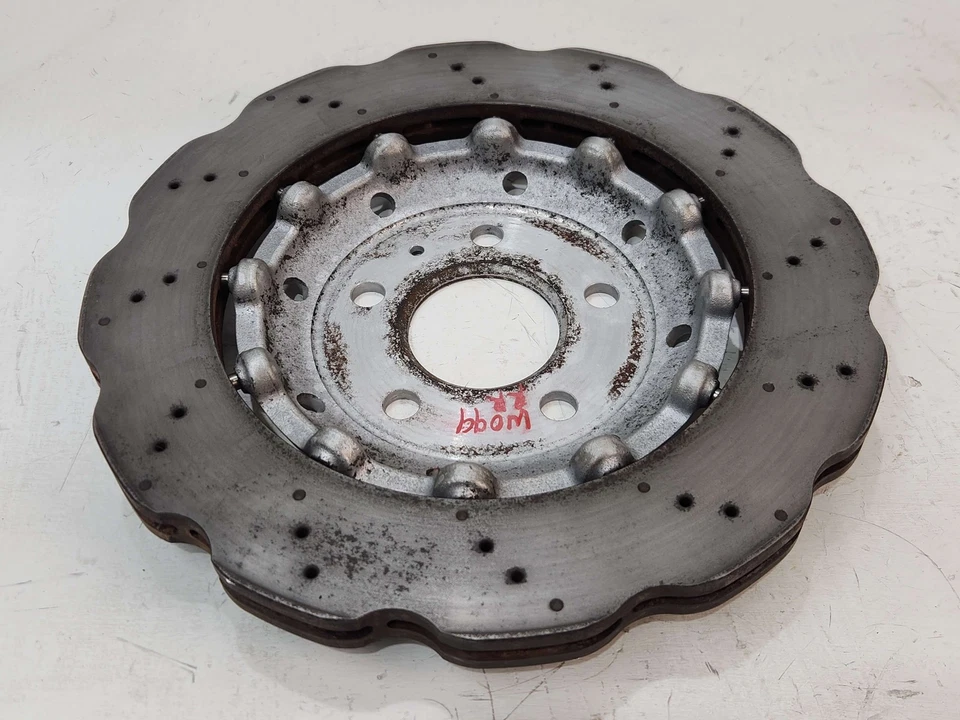 13-15 AUDI RS5 B8 8T DISCO FRENO TRASERO ROTOR PAR RANURADO PERFORADO *NOTA Foto 4 de 4