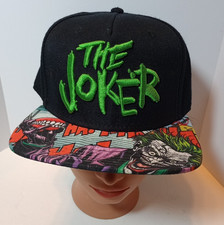 Sombrero del Guasón DC Comics Para Hombres Talla Única Negro Batman Gráfico Bill Gorra Correa