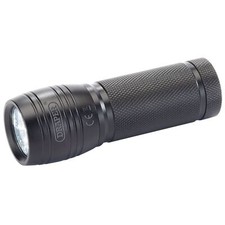 1x Draper Aluminium Torch Requires 3 x AAA Batteries - 81110