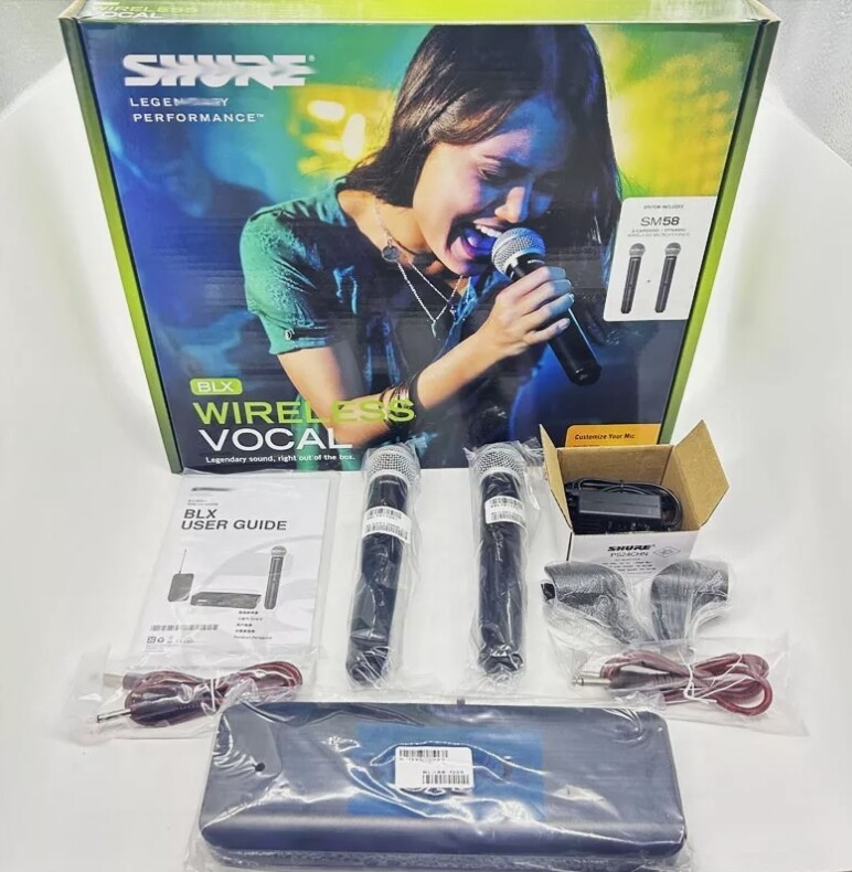 Shure BLX288/SM58 Dual-Channel Wireless Handheld Microphone
