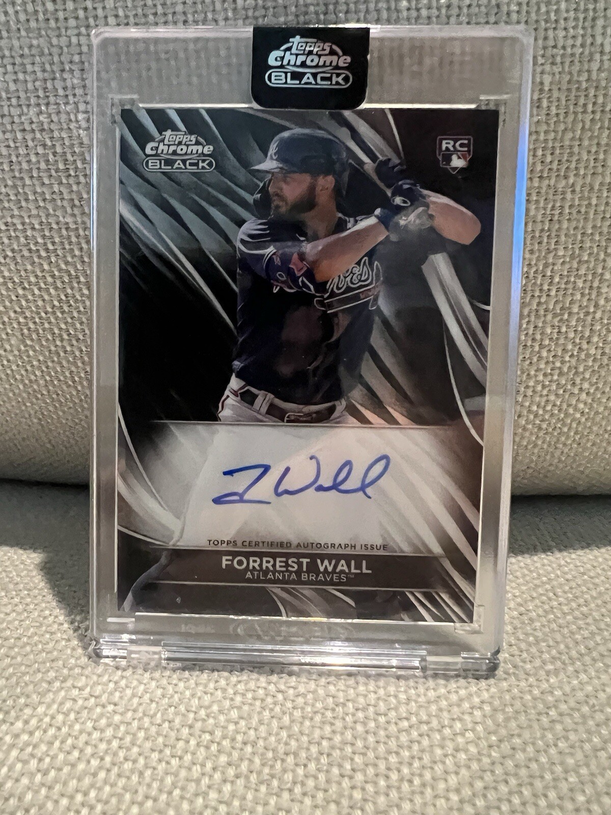 2024 Topps Chrome Black FORREST WALL ON CARD AUTO ROOKIE RC JD2