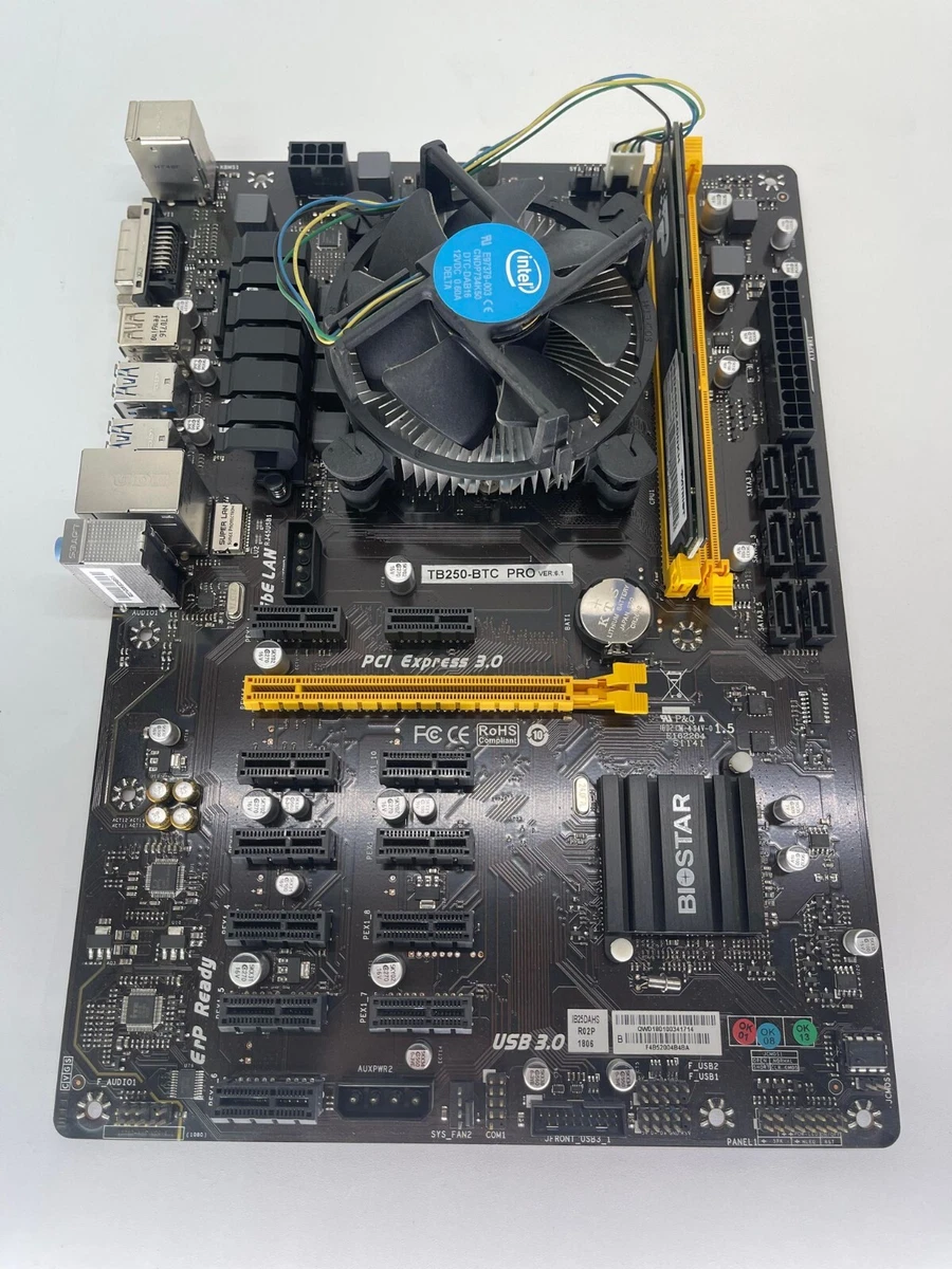 未使用BIOSTAR ATXマザーボード TB250-BTC+ biostar tb250 BIOSTAR TB250-BTC+ 未使用