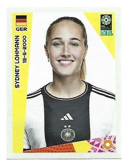 Sydney Lohmann Panini 2023 FIFA Womans World Cup Soccer Sticker #524 Germany