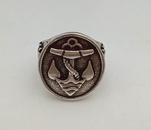 Anello ancora Pietro Ferrante made in Italy taglia M unisex