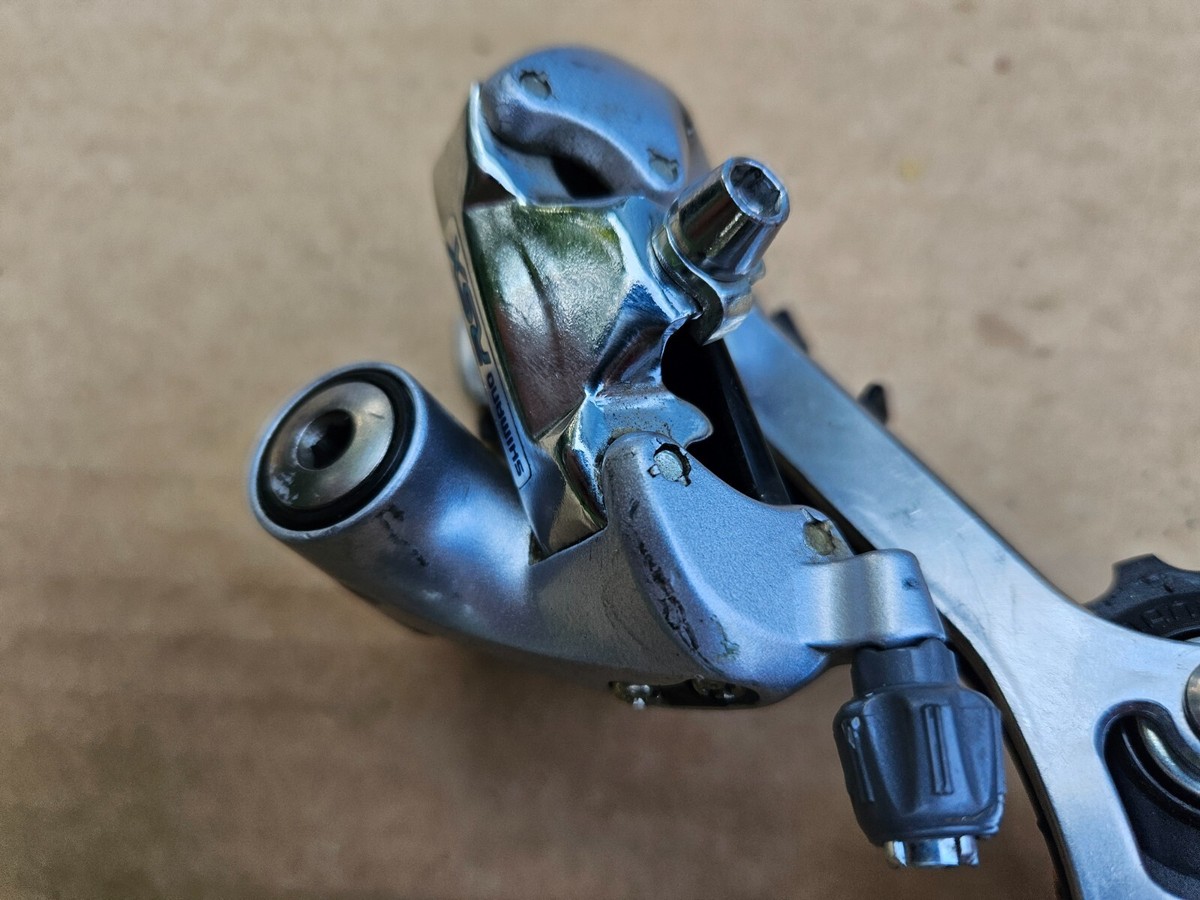 Dérailleur Arrière Vintage Shimano RSX RD-A410 7 Vitesses Longue Cage
