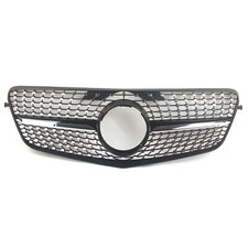Für Mercedes Benz W212 E Klasse 2009-2013 Kühlergrill Frontgrill Schwarz
