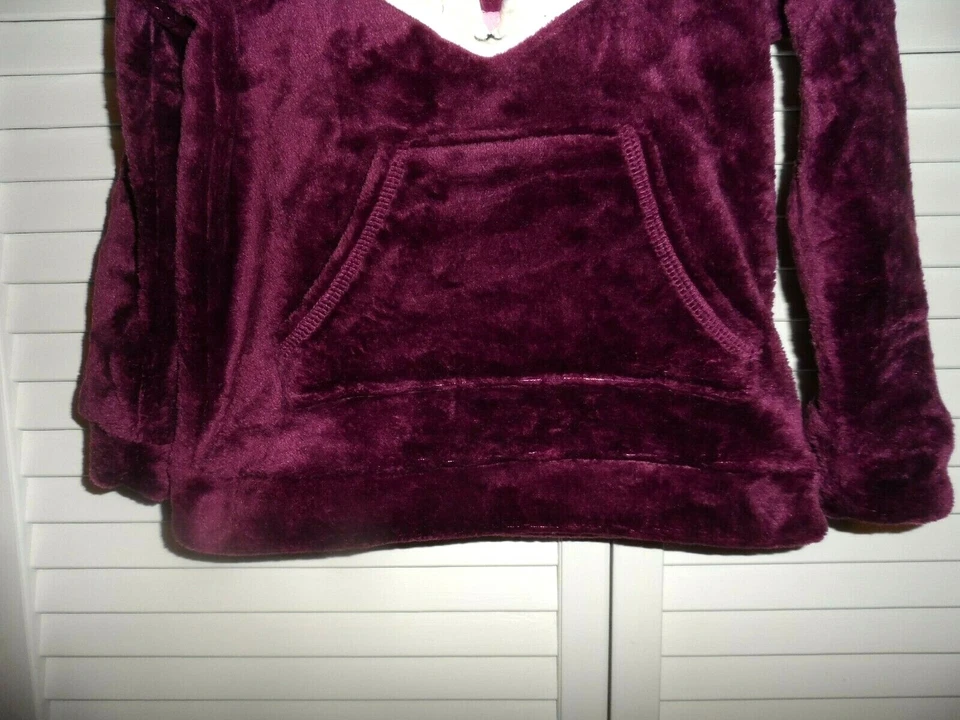 Adorable Jumping Beans girls size 4 purple fox hooded sweatshirt NWT - Image 2 of 4