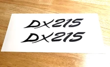 Glastron DX 215 Decals Stickers gloss black 7.75x1.5" USA FAST