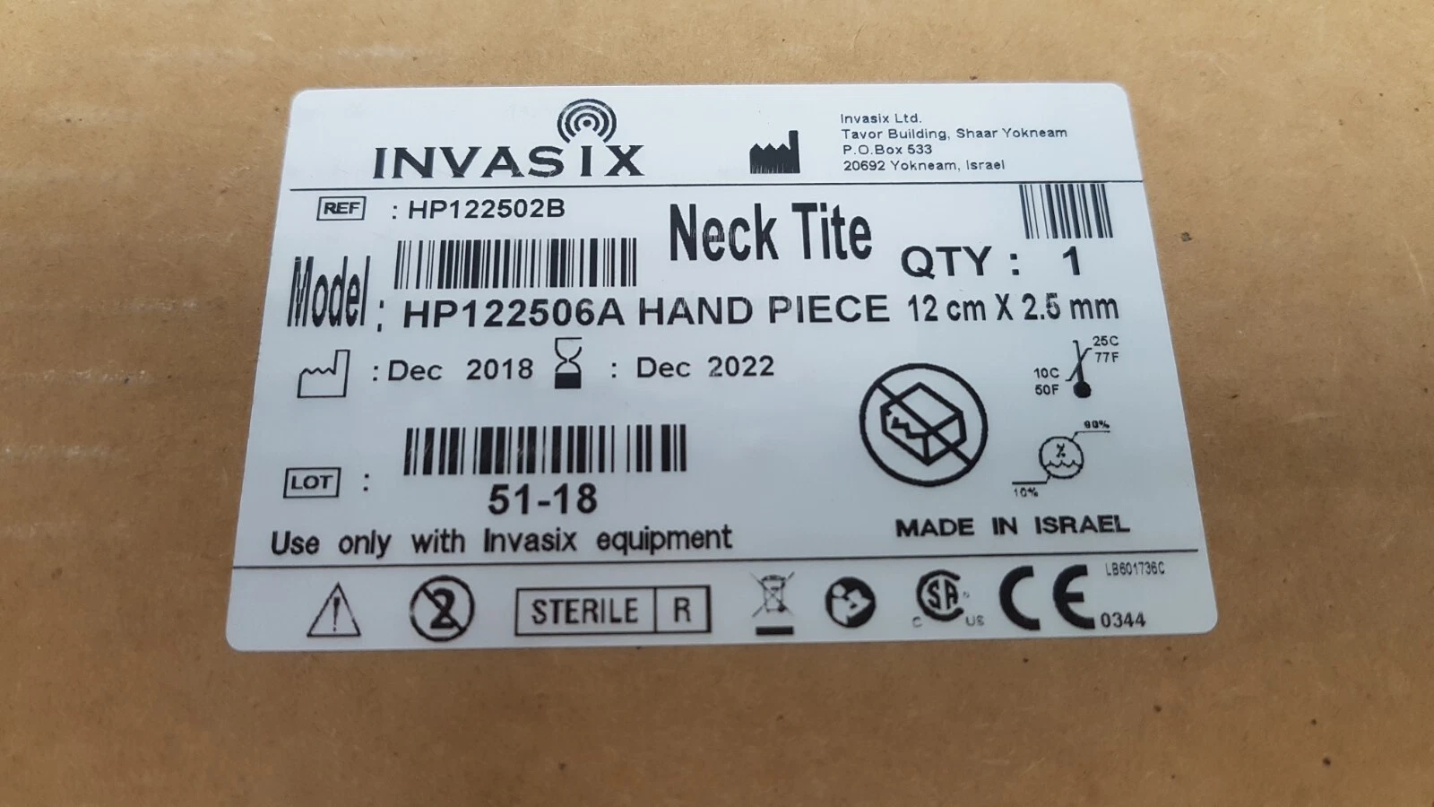 INVASIX HP122506A — photo 4 of 5