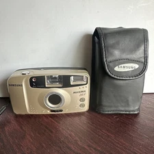 Samsung Maxima 20S ~ Point & Shoot Film CAMERA ~ with  case Tested Excellent
