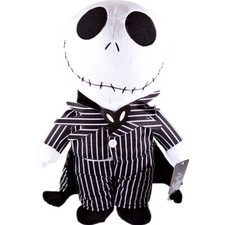 Disney Nightmare Before Christmas Jack Skellington 17" Plush Doll with Strap