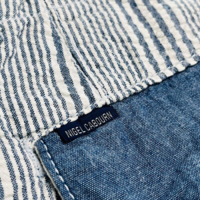 パンツ NIGEL CABOURN Indigo seersucker slacks NIGEL CABOURN Indigo seersucker slacks | eBay