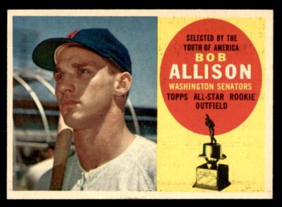 1960 Topps Baseball #320 Bob Allison NM *g3