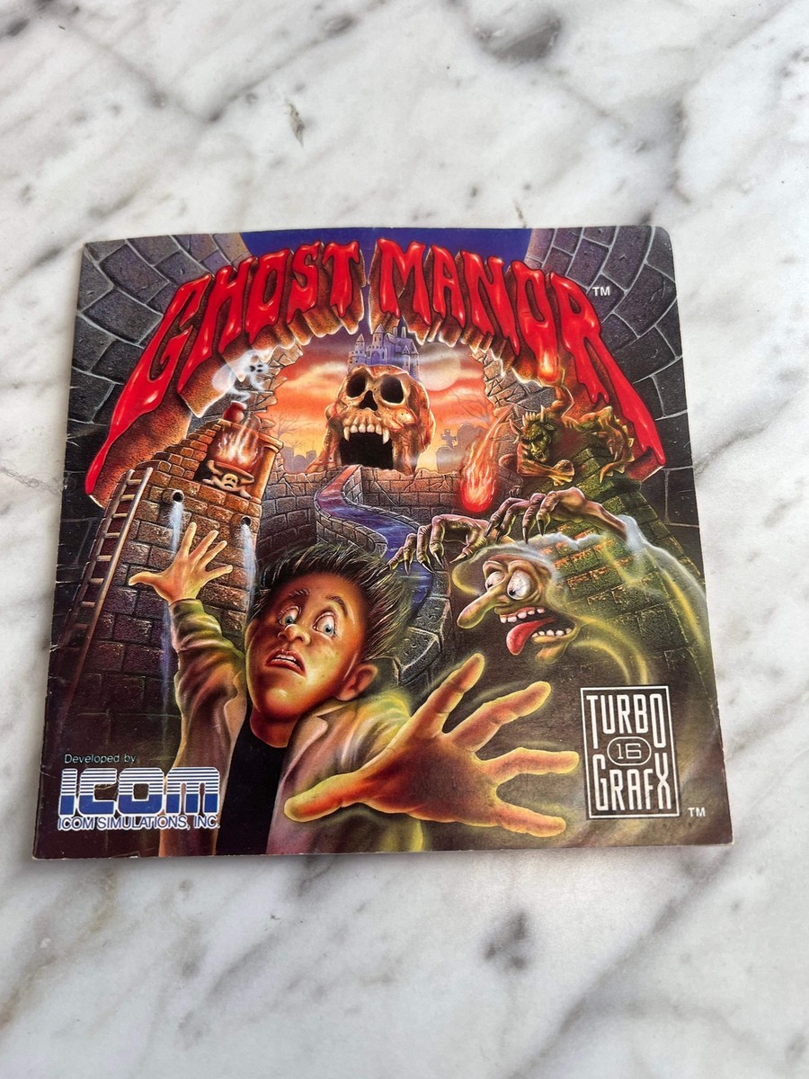 Ghost Manor for Turbo Grafx 16 MANUAL ONLY DU10924
