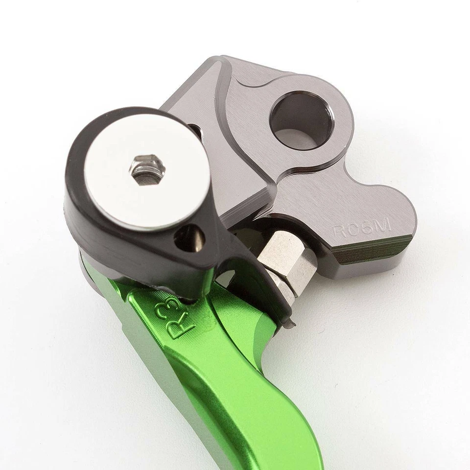 Palanca de embrague de freno CNC Dirtbike y empuñadura de mano para Kawasaki KX65 KX85 KX125 KX250 Foto 4 de 4