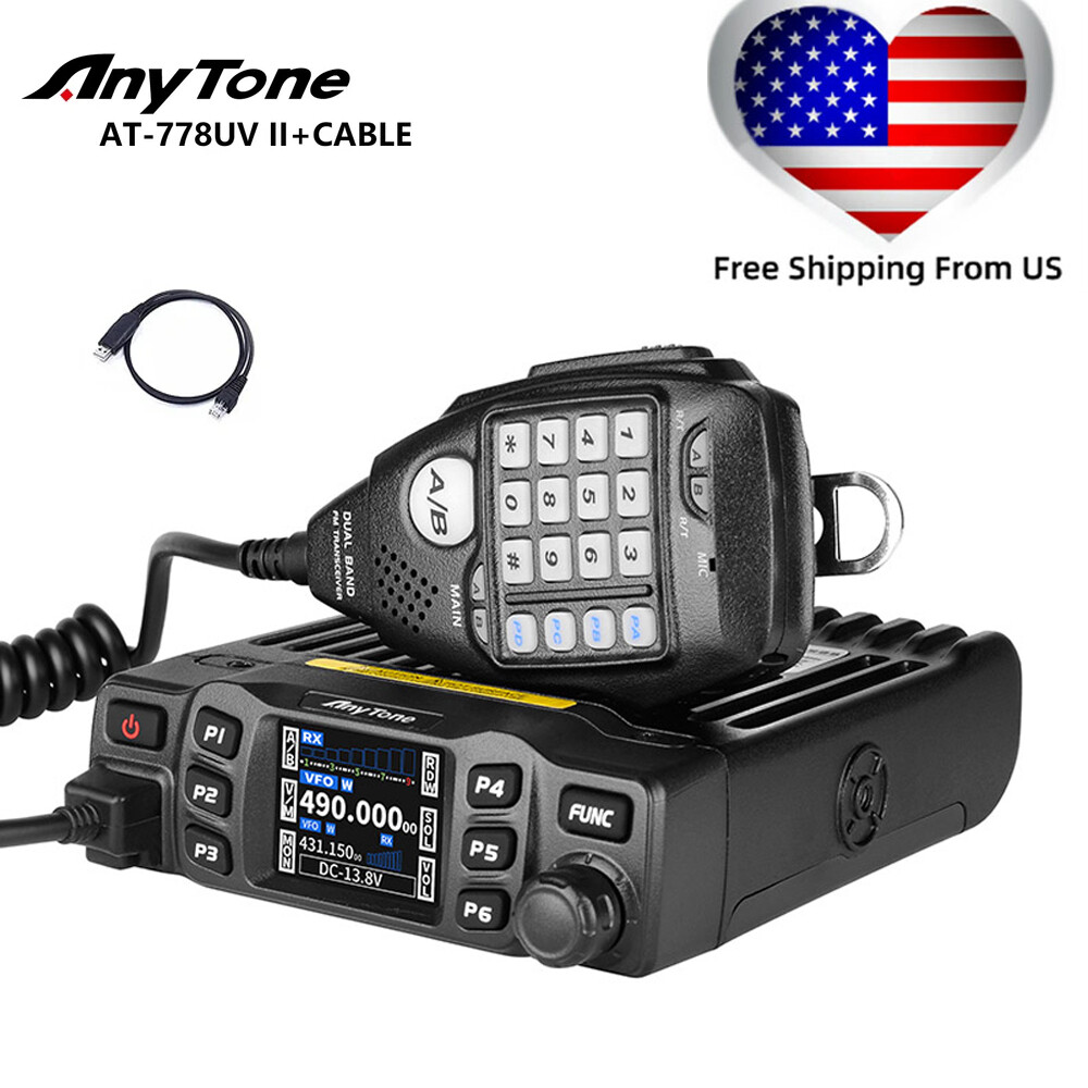 Anytone AT-778UV II VOX (Second Generation) Dual Band 25W Amateur 