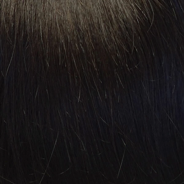 Dimples Finetech Pequeño Hombre Pieza de Pelo Sintético Color Toupee 3 Medio Marrón Oscuro Foto 3 de 4