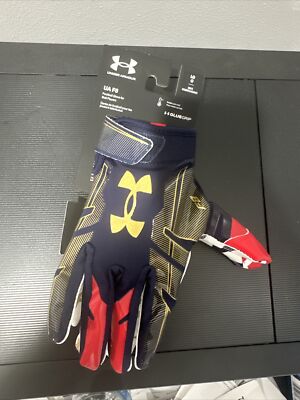 Under Armour Men's UA F8 Novelty Football Gloves 1370840-408 Academy Large