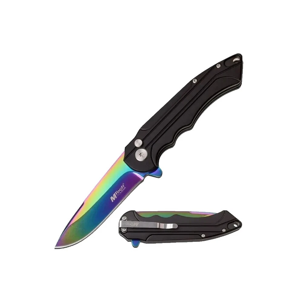 Aluminum Blade Stainless Steel Handle Collectible Folding Knives