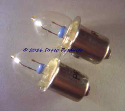 2X Set - PR12 Bulb Lamp 5.85V .5A for 4D Cell Battery Flashlights & 6V lanterns