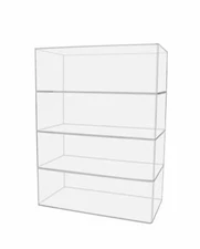DS-12" x 6" x 16" WITHOUT DOOR Showcase  Acrylic Countertop Display Case