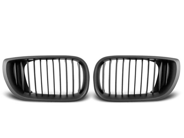 Paar KüHlergrill Bmw 3Er E46 Ab 2001 Bis 2005 Limousine Schwarz-image