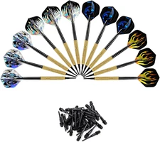 Accmor 12 Pcs Darts Plastic Tip, Soft Tip Darts Set, 14g Plastic Tipped Dart, At
