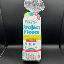 Poly-Fil Project Fleece SMALL 45” x 60” Crib Craft Size Projects Made In USA