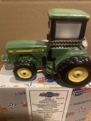 Collectible 1998 ENESCO JOHN DEERE Tractor 8400  #504556/NOS/top opens