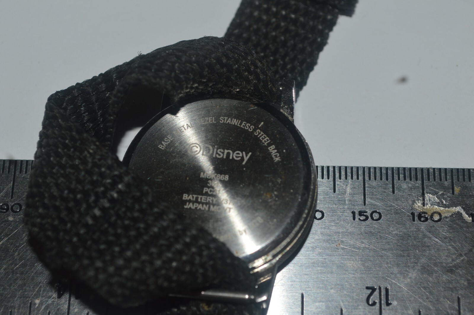 Mickey Mouse Watch By MZB 33mm Unisex Quartz 9 In Strap Rotating Arms Tested Wor