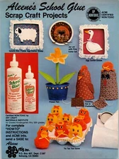 rtis Inc Aleene's School Glue Scrap Craft Projects Original Vintage Print Ad