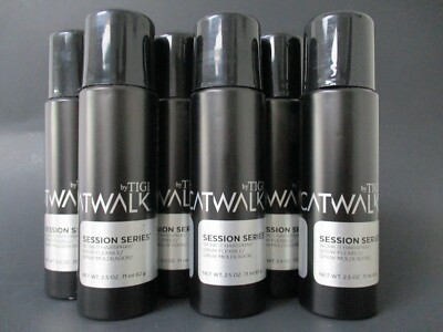 TIGI CATWALK SESSION SERIES WORK IT Hairspray 2.5 oz 6 Cans (see note)