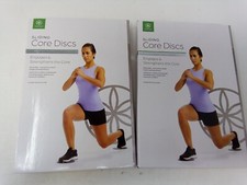 Gaiam Sliding Core Discs Engages  Strengthen Reversible  Lot of 2 