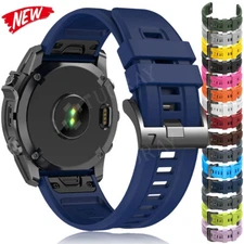 For Garmin Fenix 8 E 7 7X 6 6X Pro 5 5X Silicone Band Replacement Strap Bracelet