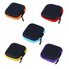 5 Pcs Earphone Storage Box Child Case for Wired Earbuds Headphones and