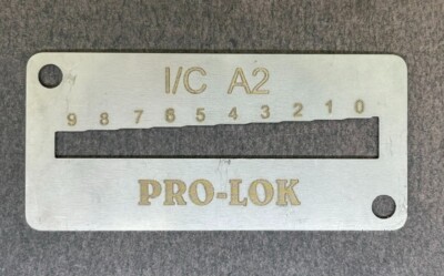 SFIC IC Core Key Gauge for Best Type A2  