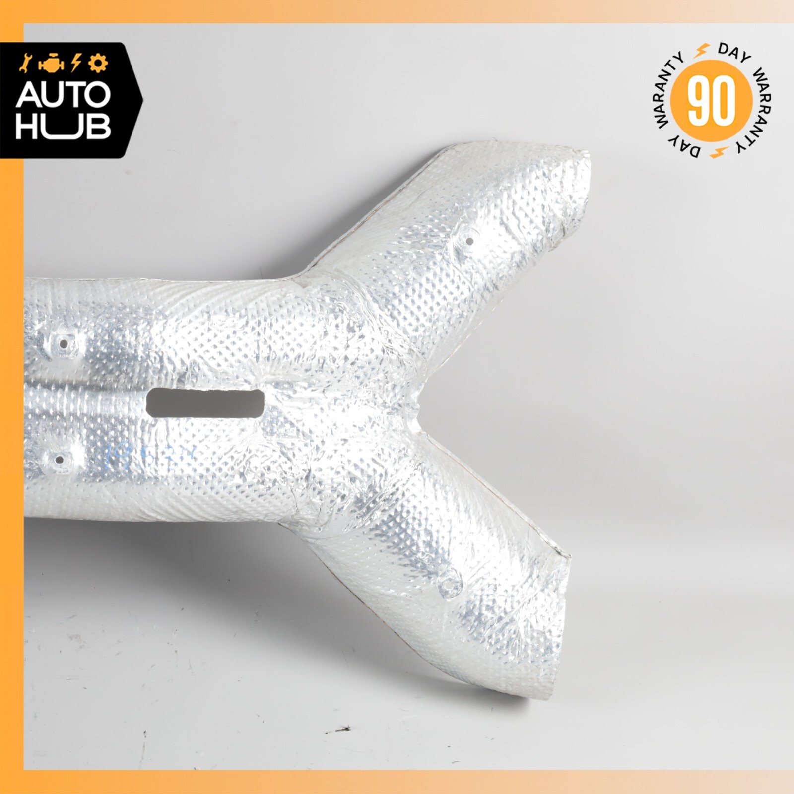 18-23 Aston Martin DB11 4.0L V8 Underbody Exhaust Muffler Heat Shield Panel OEM
