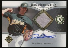 2007 Ultimate Collection Ultimate Team Materials Auto Relic /10 Dan Haren