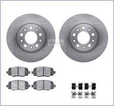 2x BREMSSCHEIBEN + BREMSKLÖTZE VORNE FÜR JEEP COMPASS RENEGADE 2015 - 2023