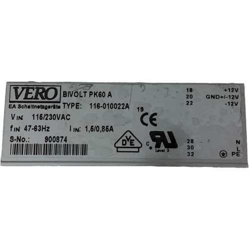 VERO BIVOLT PK60A 116-010022A Bloc Alimentation - Photo 2 sur 7
