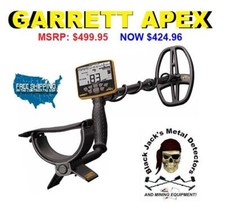 Garrett Ace APEX includes: Coil Cover  Charging Cable. 2 Year Warranty