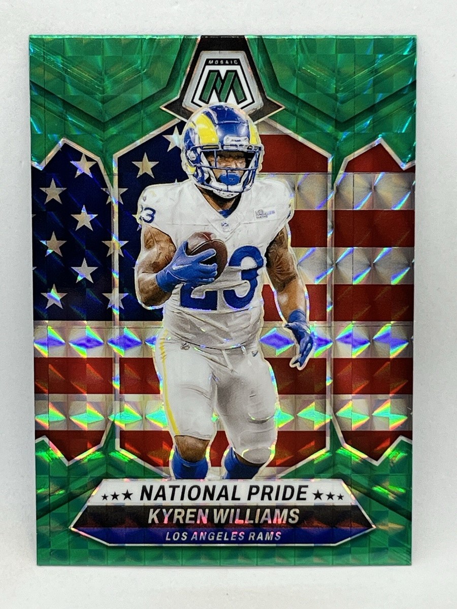 2024 Mosaic KYREN WILLIAMS Green Prizm National Pride #258
