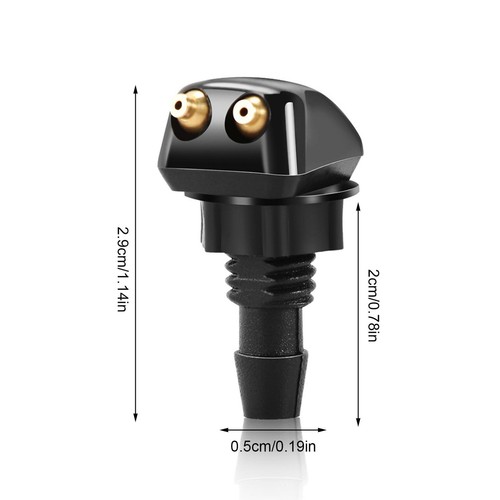 Universal Car Windshield Wiper Washer Squirter Nozzle Spray Jet Kit Fluid Hose T - Picture 2 of 9