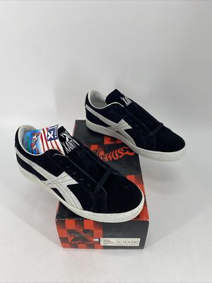 RARE Vintage Mens Xavier McDaniels Sneaker Shoes by Xanthus Black White Size 8.5