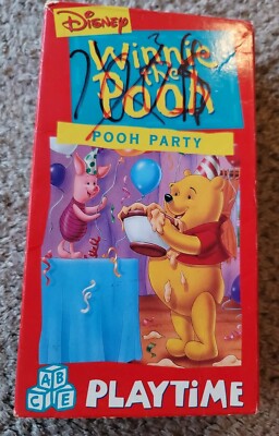 Winnie the Pooh - Pooh Playtime - Pooh Party (VHS, 1994)