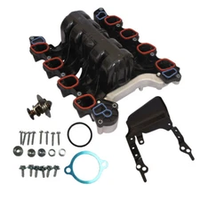Intake Manifold w/ Thermostat & Gaskets Kit FIT For Ford Lincoln Mercury 4.6L V8