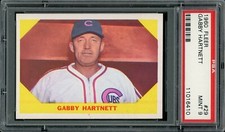 1960 Fleer Baseball #29 Gabby Hartnett PSA 9