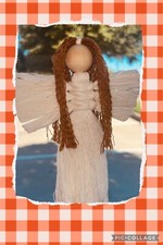 macrame angels and decorations