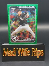 2024 Topps Chrome Update Nick Nastrini RC Green Wave /99 - Chi White Sox - SSP